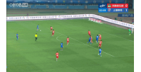 申花2-0领先河南！马纳法边路1v2打门被扑，陈晋一头球补射破门